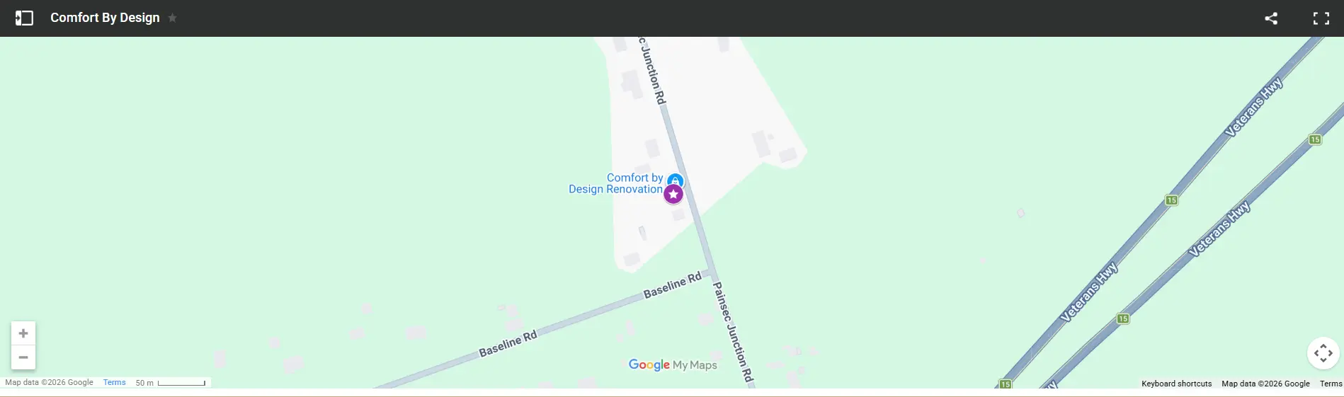 Comfort By Design Map